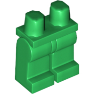 Lego nohy, zelená (6177344, 4569120, 74040)